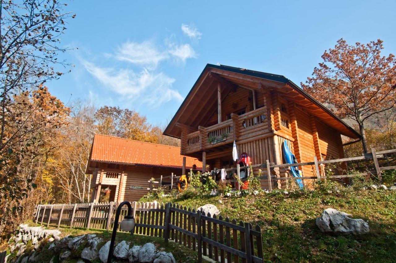 Kamp Koren Kobarid Bagian luar foto