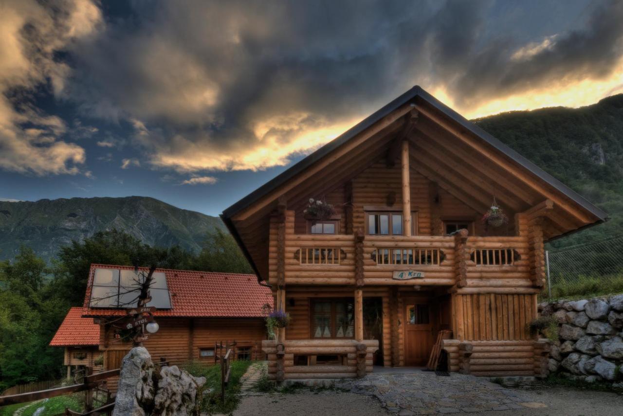 Kamp Koren Kobarid Bagian luar foto