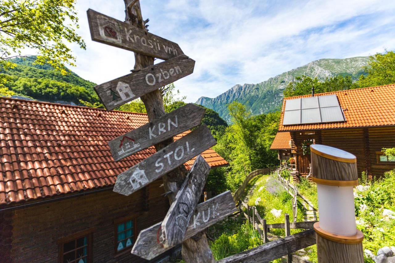Kamp Koren Kobarid Bagian luar foto
